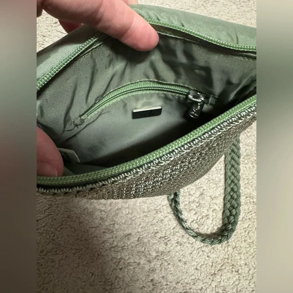The Sak Green Crochet Crossbody Bag - Picture 8 of 8